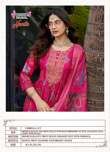 Mystic9 namita vol 1 catologue kurti wholesale